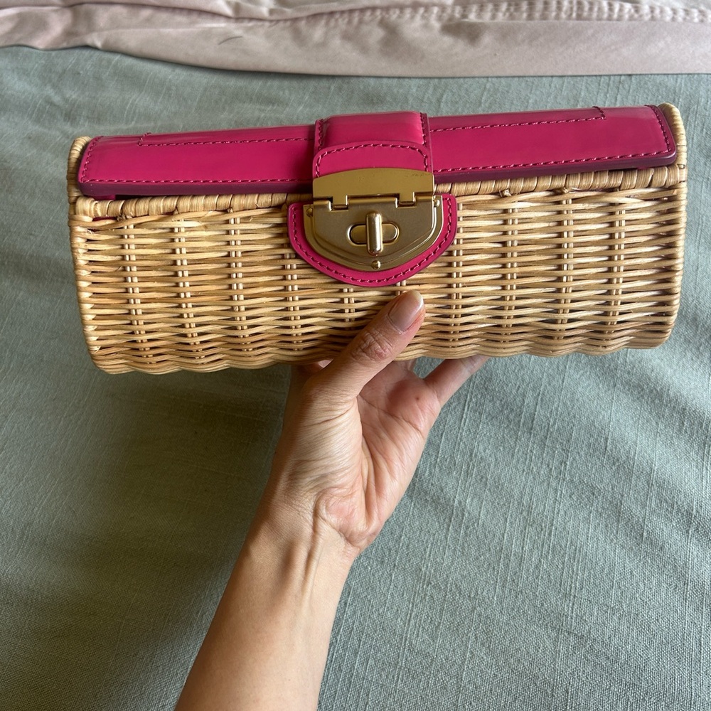 Wicker clutch - Banana Republic Milly Collection